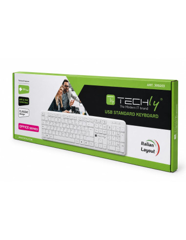 Tastiera USB 105 Tasti Bianco