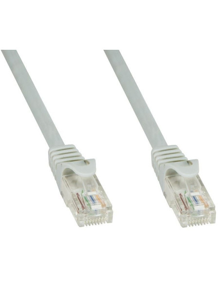 Cavo di Rete Patch in Rame Cat.6 Grigio UTP 3 metri