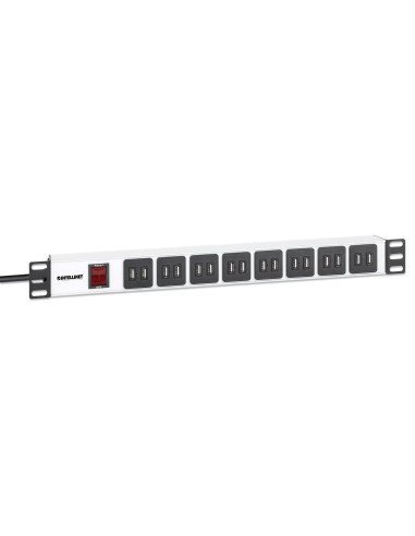 Multipresa per Rack 16 uscite USB tipo A Spina Schuko Angolata 1U