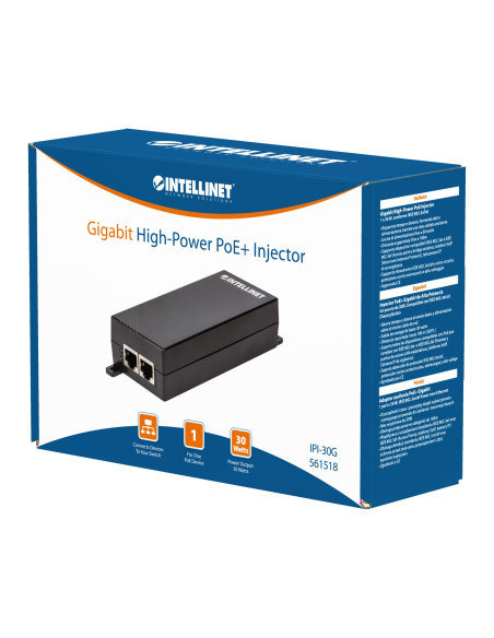 Iniettore Gigabit PoE+ High Power