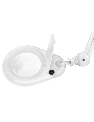 Lampada LED con Lente d'ingrandimento a 5 Diottrie Attacco a Morsetto