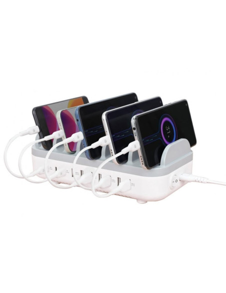 Docking Station Stazione di Ricarica 10 Porte USB 120W