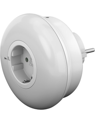 Luce Notturna a 3 LED Plug-In con Sensore Crepuscolare Bianco Freddo