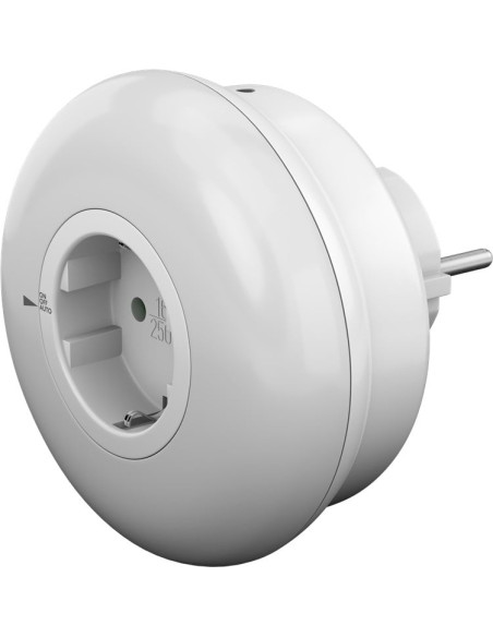 Luce Notturna a 3 LED Plug-In con Sensore Crepuscolare Bianco Freddo
