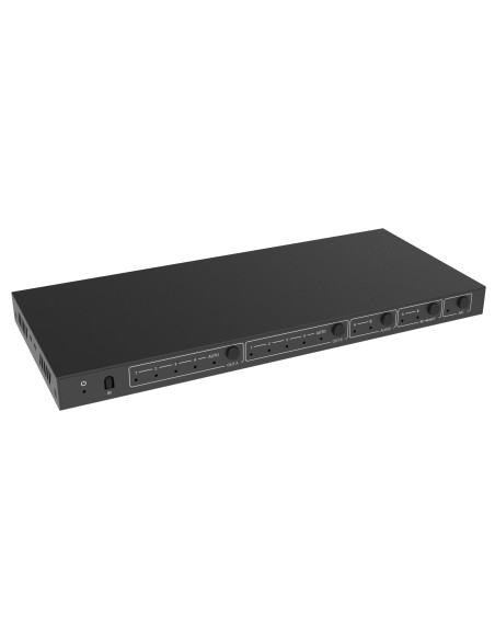 Matrix Switch HDMI 2.0 4x2 18Gbps 4k@60Hz con estrattore audio