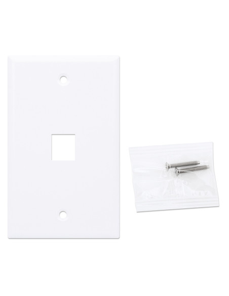 Placca Porta Frutti 1 Posto Mod.503 Bianco