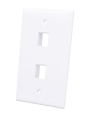 Placca Porta Frutti 2 Posti Mod.503 Bianco