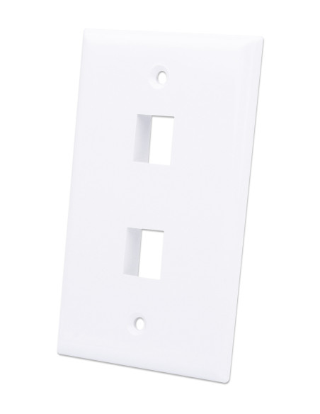 Placca Porta Frutti 2 Posti Mod.503 Bianco
