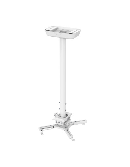 Supporto Universale a Soffitto per Proiettori Estensione 735-1135 mm Bianco