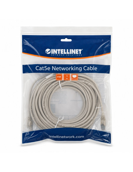 Cavo di rete Patch in Rame Schermato Cat. 5e Grigio F/UTP 20 m