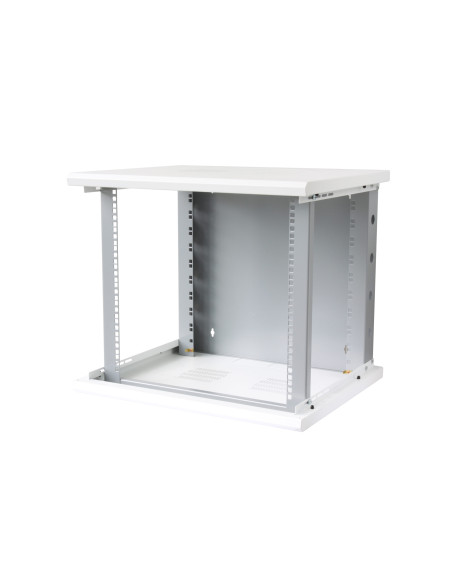 Armadio Rack 19'' a muro 16 unit&agrave sezione unica prof. 500mm Bianco