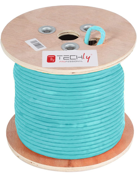 Matassa U/UTP Cavo Cat.6A Rame 305m LSZH Rigido Blu