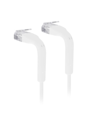 Cavo Slim Patch di Rete Pieghevole in Rame Cat.6A U/UTP 5m Bianco