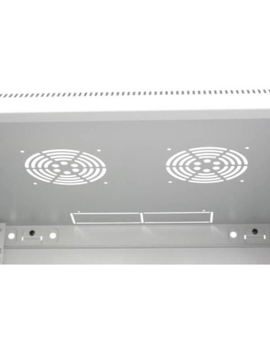 Armadio Rack 19'' a muro 15 unit&agrave sezione unica prof. 600 mm Grigio