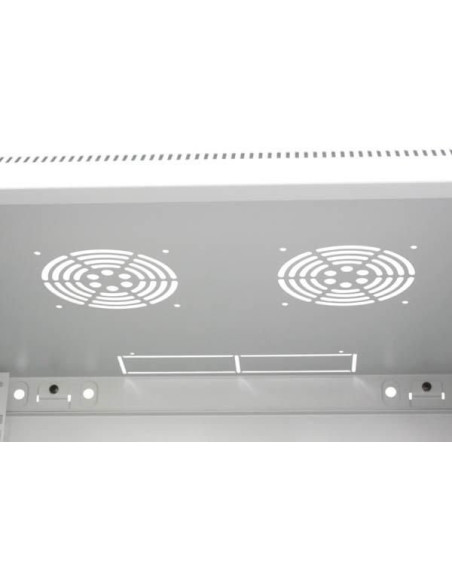 Armadio Rack 19'' a muro 15 unit&agrave sezione unica prof. 600 mm Grigio