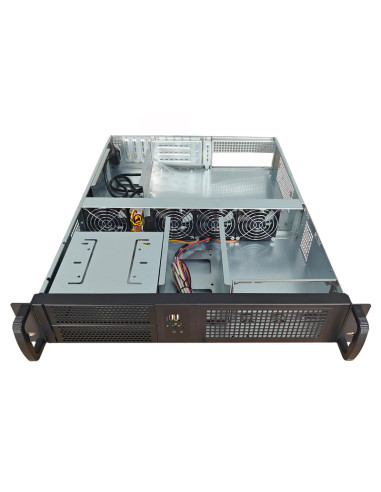 Chassis Industriale da Rack 19'' 2U Nero