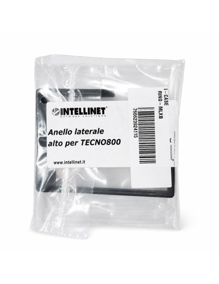 Anello Largo Passacavi per Armadi Rack Nero