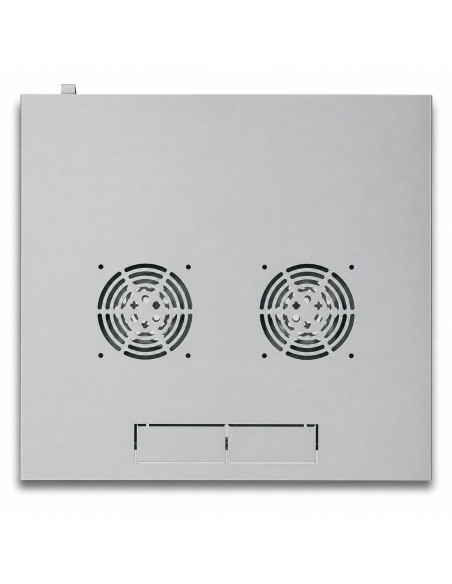 Armadio Rack 19'' a Muro 6U prof. 450 Grigio Assemblato