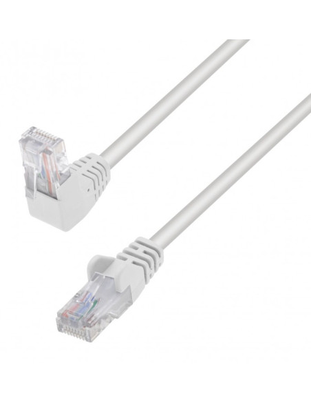 Cavo di Rete Patch Connettore Angolato 90&deg CCA Cat. 5E UTP 0