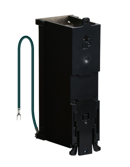 Pannello Patch Keystone 8 porte per Guida DIN e Montaggio a Parete con Messa a Terra