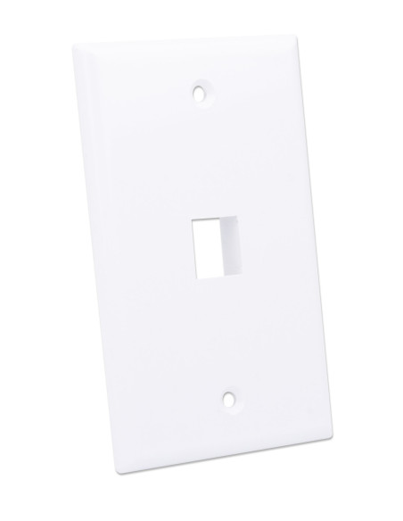 Placca Porta Frutti 1 Posto Mod.503 Bianco