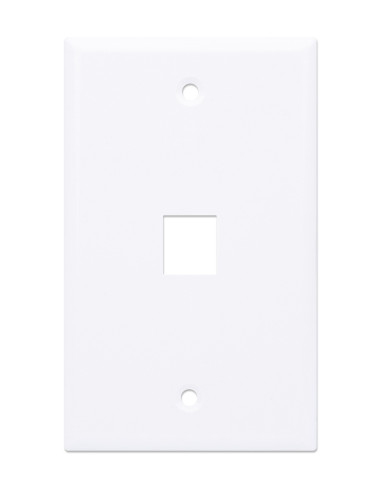 Placca Porta Frutti 1 Posto Mod.503 Bianco