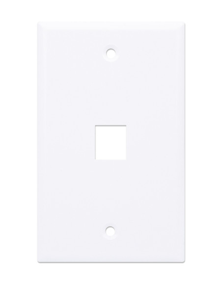 Placca Porta Frutti 1 Posto Mod.503 Bianco