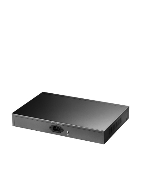 Switch Gigabit PoE+ 16 Porte con 2 Uplink GBE e 2 Gigabit SFP