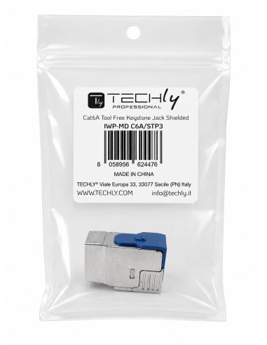 Frutto Keystone RJ45 STP C6A Toolless Silver