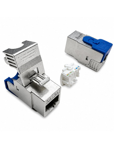 Frutto Keystone RJ45 STP C6A Toolless Silver