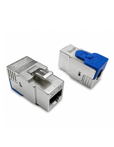 Frutto Keystone RJ45 STP C6A Toolless Silver