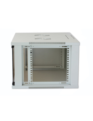 Armadio Rack 19'' a Muro 9U prof. 450 Grigio Assemblato