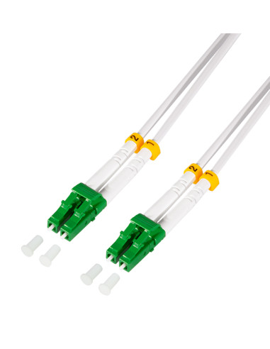 Cavo Fibra Ottica Armato Acciaio OS2 LC/APC Duplex 9/125 2m