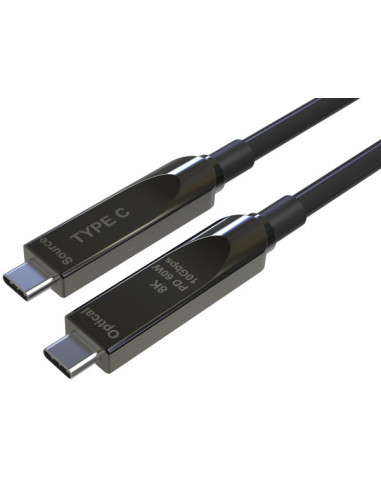 Cavo Ottico Attivo (AOC) Dati e Video USB 3.2 Gen 2 10Gbps USB-C&trade M/M Fibra Ottica 8K 10 m