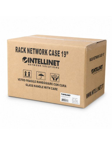 Armadio Rack 19'' a muro 6 unit&agrave prof. 320 Grigio Assemblato