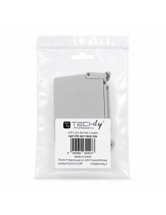 Adattatore per Guida DIN Cat.6 RJ45 F/F UTP 2