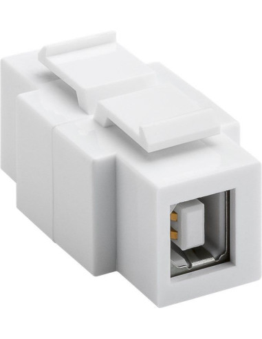 Adattatore Keystone USB2.0 A/B Installabile in Entrambi i Lati