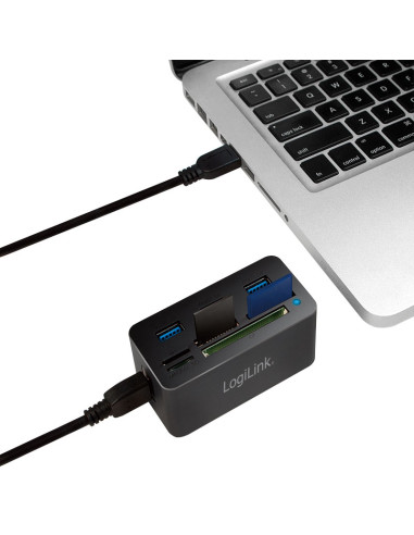 Hub USB 3.2 con lettore di schede di memoria