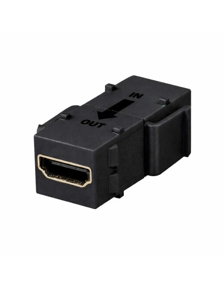 Accoppiatore Keystone HDMI&trade con Ripetitore Nero