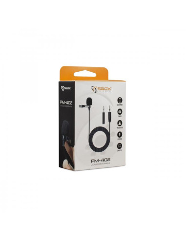 Microfono Lavalier Condensatore Omnidirezionale 3.5mm Adattatore PC