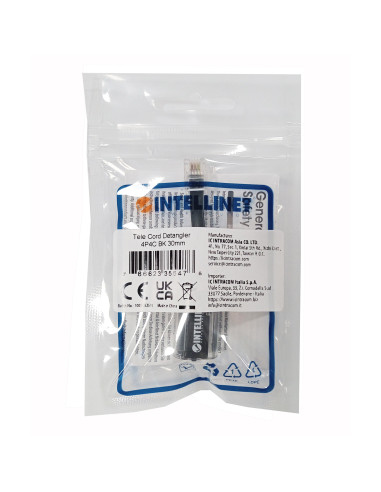 Plug Telefonico RJ10 Antiattorcigliamento per Cornetta Cavo 30mm