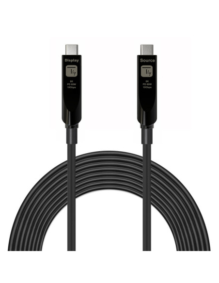 Cavo Ottico Attivo (AOC) Dati e Video USB 3.2 Gen 2 10Gbps USB-C&trade M/M Fibra Ottica 8K 15 m