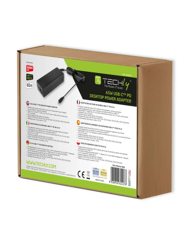Alimentatore per Smartphone e Notebook USB-C&trade Power Delivery PD 3.0 65W
