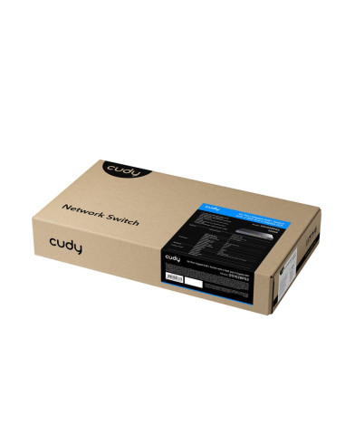 Switch Gigabit PoE+ 24 Porte con 2 Uplink GBE e 2 Gigabit SFP