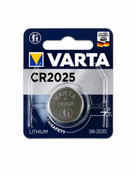 Batteria a bottone Litio CR2025 (blister 1 pz)