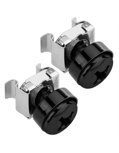 Kit Set 50 Viti 50 Dadi e 50 Rondelle per Montaggio Rack Nero