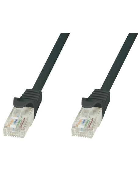 Cavo di Rete Patch in Rame Cat.6 Nero UTP 1