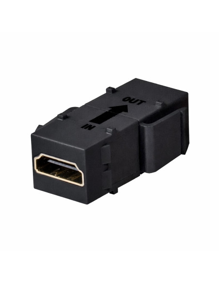 Accoppiatore Keystone HDMI&trade con Ripetitore Nero