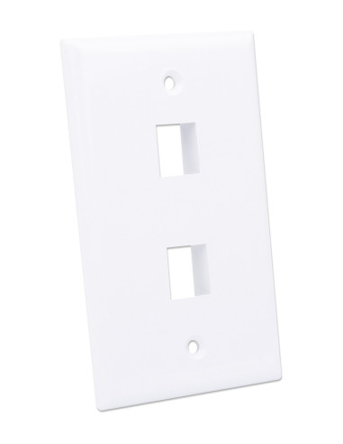 Placca Porta Frutti 2 Posti Mod.503 Bianco