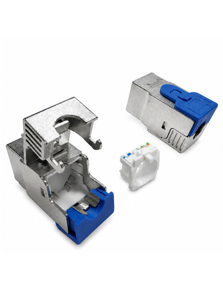 Frutto Keystone RJ45 STP C6A Toolless Silver